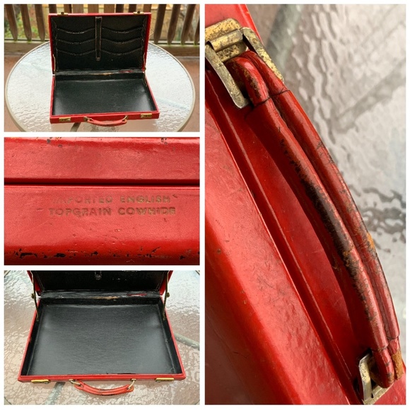 Imported English Topgrain Cowhide Travel Suitcase - Picture 4 of 8